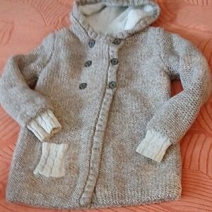 Max Studio Heathered Gray Kids Hoodie